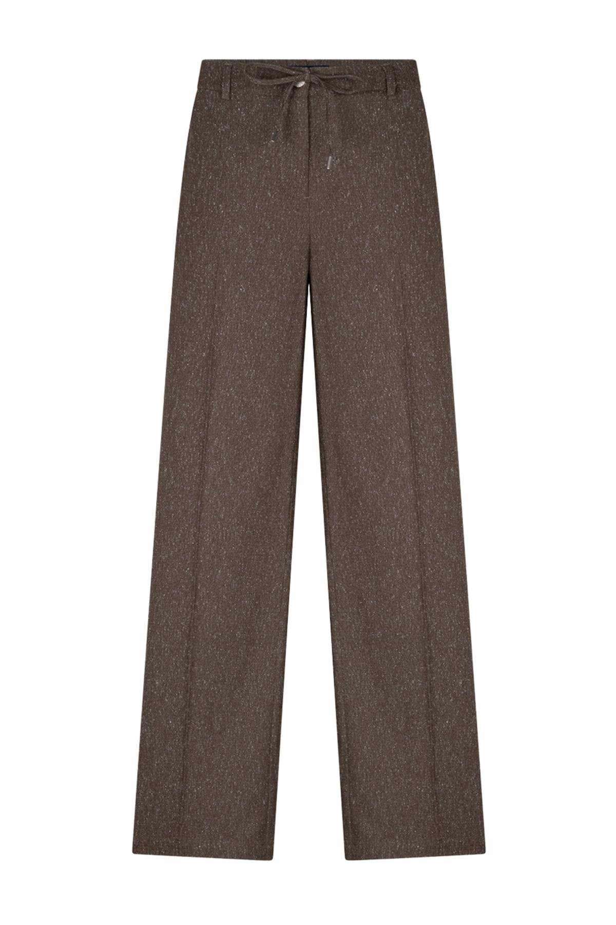 Lichtblauwe Claudette Fancy Tweed broek van Red Button, modieus met elegante details en comfortabele pasvorm.
