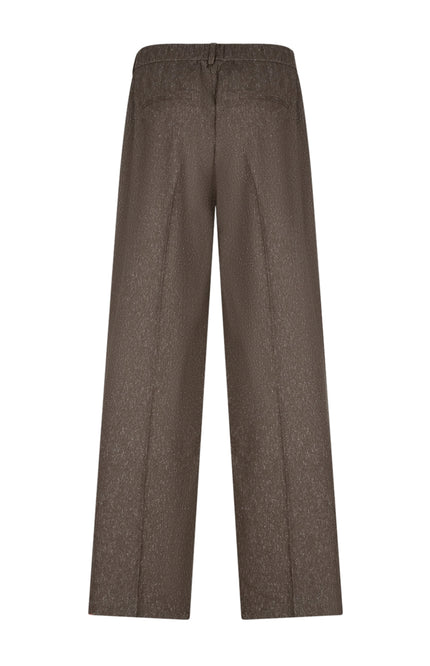 Broek Claudette Fancy Tweed Mud SRB5103 L33