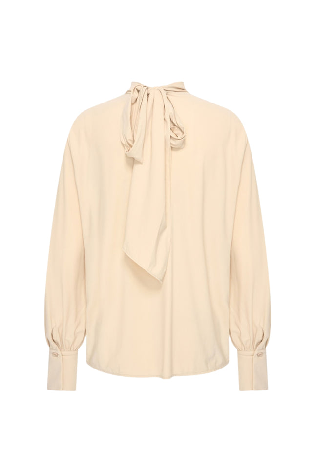Travel Blouse Bow Sand 202774
