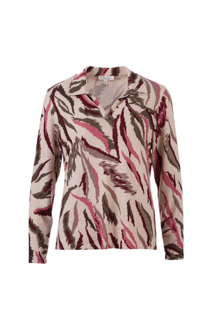 Sweater Polo Dierenprint Port 472409