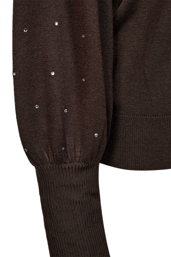 Lichte grijze trui van Freequent met een ronde hals en een zachte, comfortabele stof, model Mole 205096.