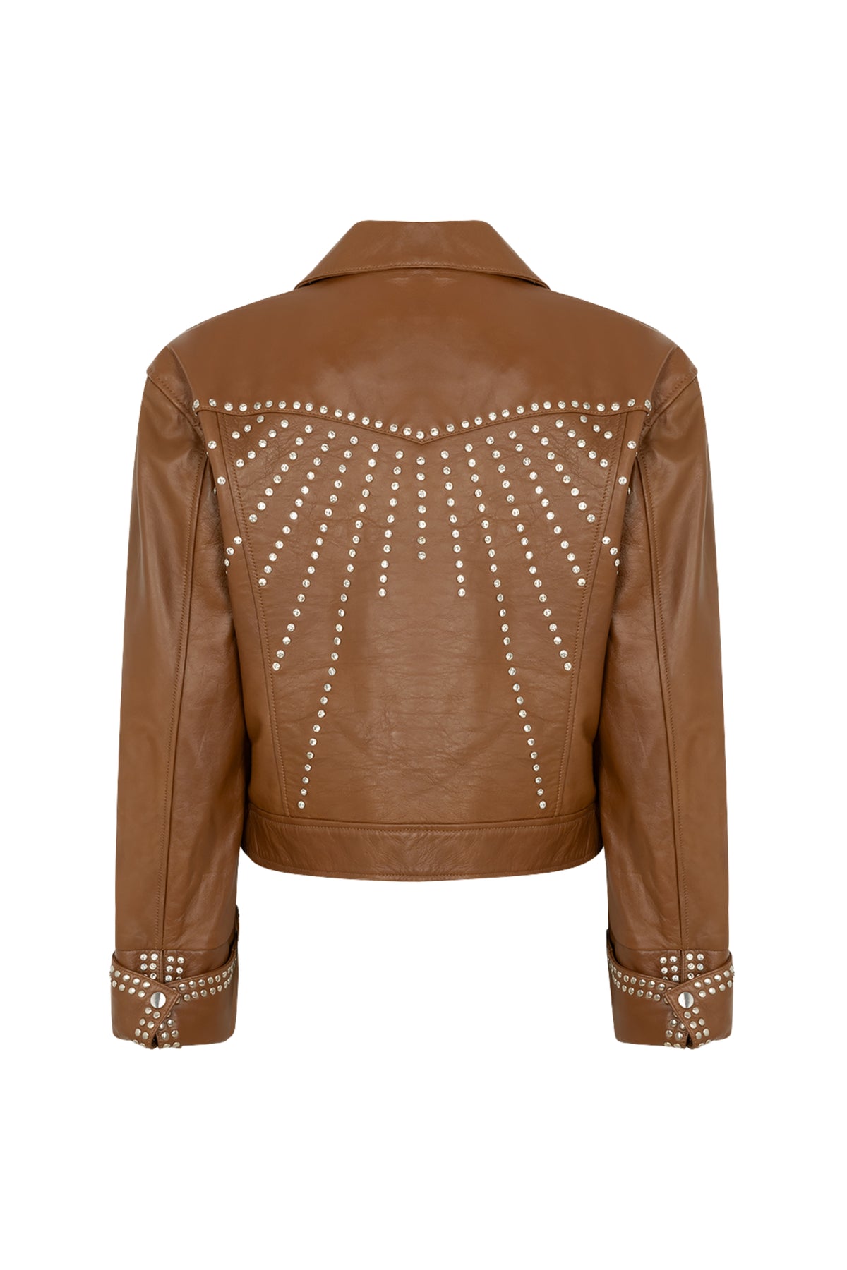 Ibana Juliet Soft Toffee jas met comfortabele pasvorm en zachte textuur, zichtbaar in de afbeelding.