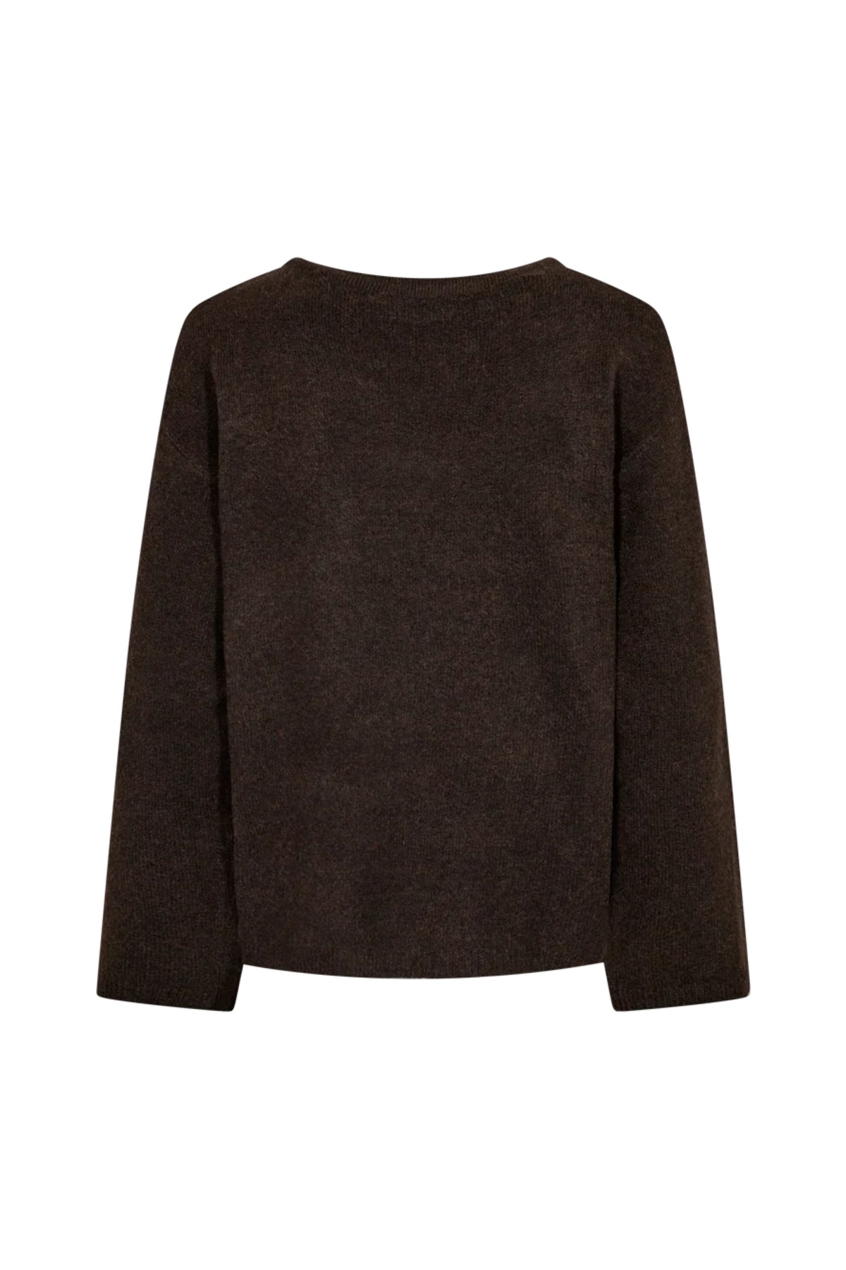 Freequent Fqgrsdebbie trui in mole melange, gebreid model met ronde hals en lange mouwen