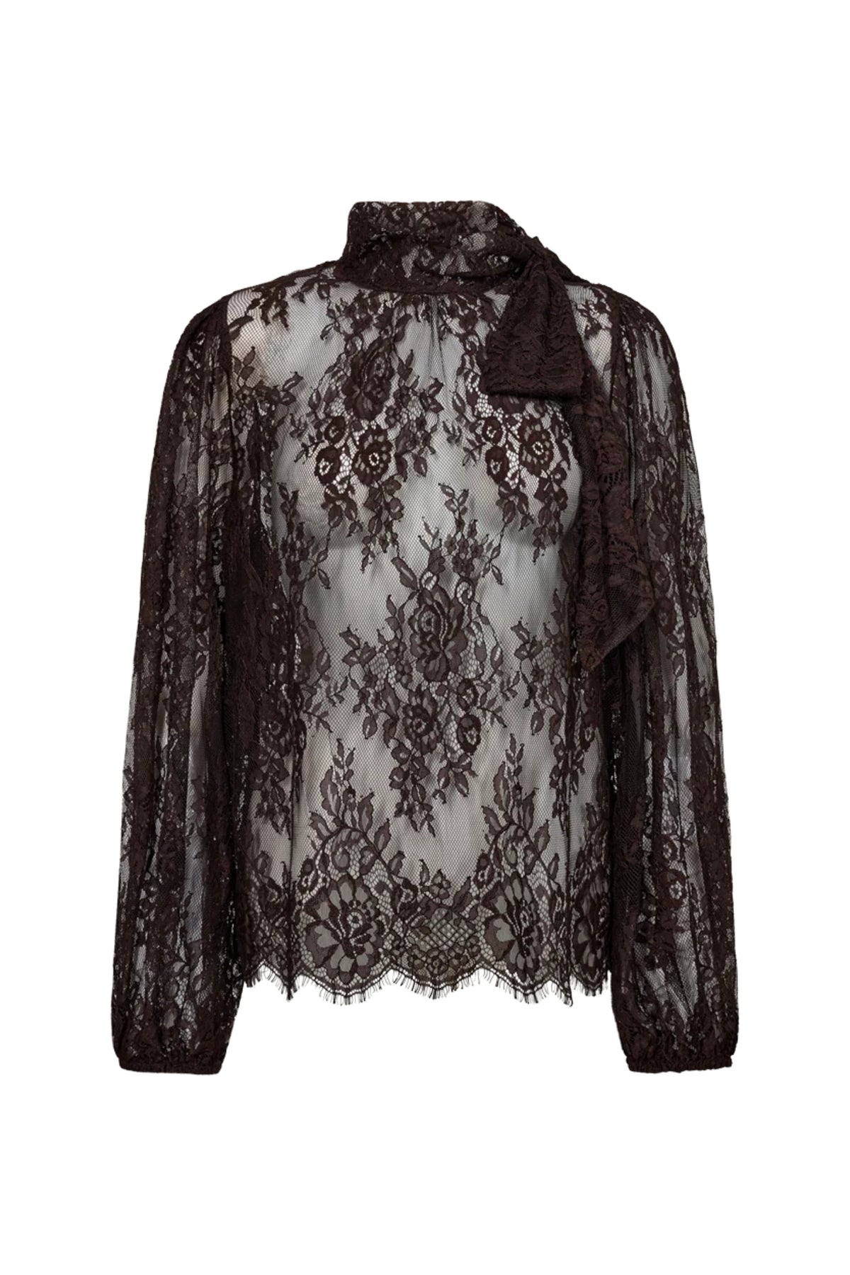 Freequent Fqcava blouse Mole 212193 in taupe, voorkant zichtbaar
