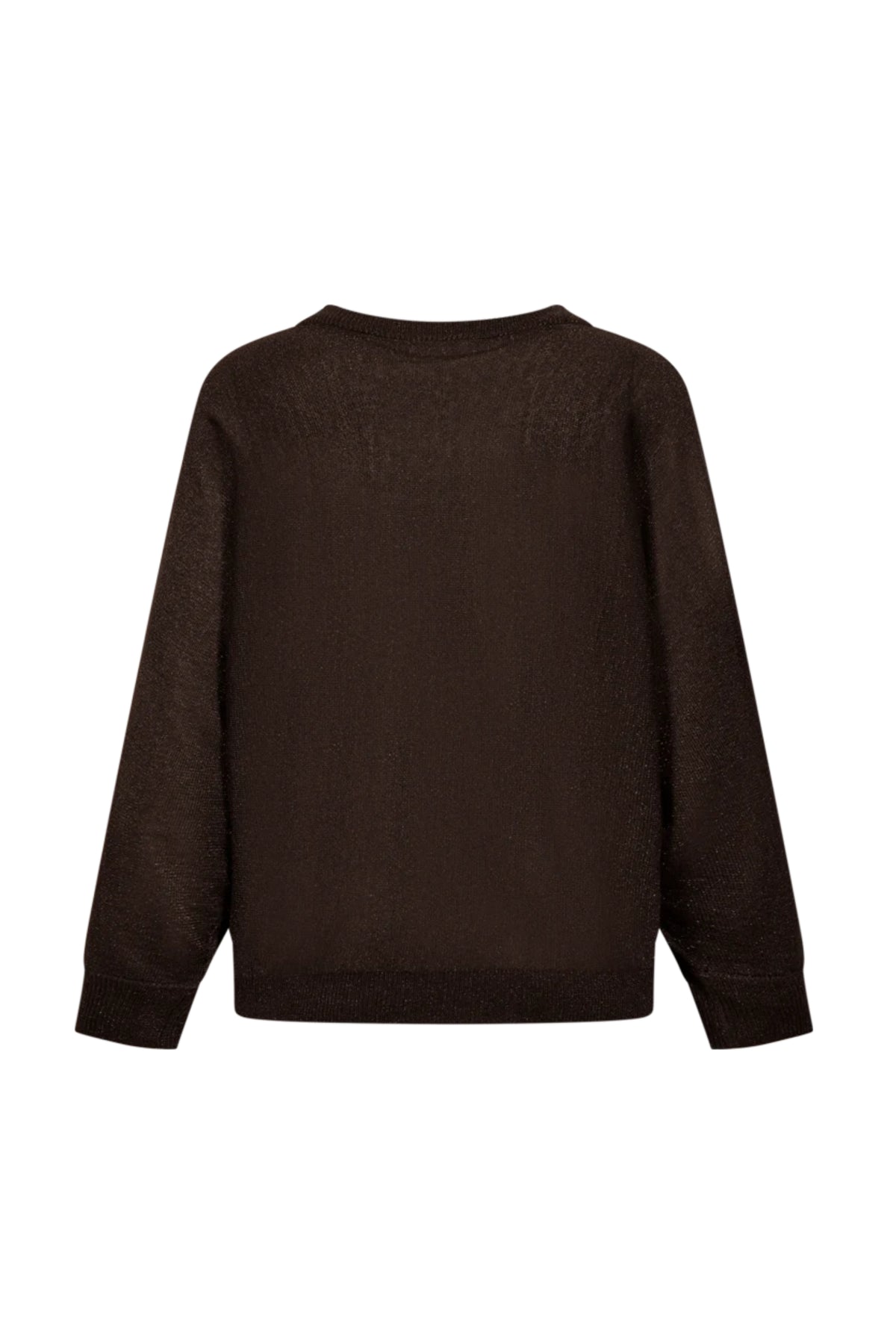 Freequent Fqbetty Mole trui in effen taupe met ronde hals en lange mouwen