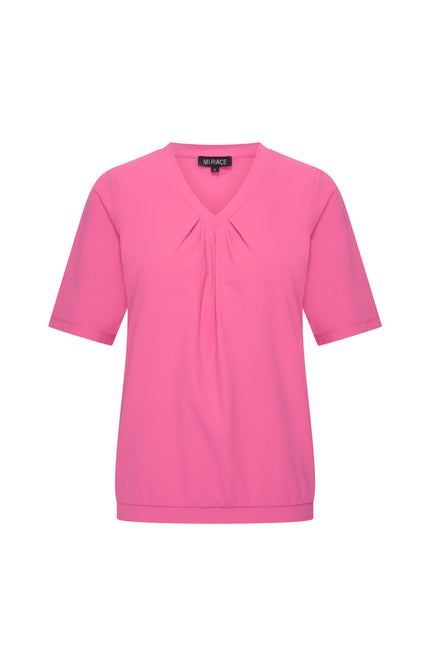 Mi Piace Travel Top Pleated Rose 202815 Stretchshop.nl
