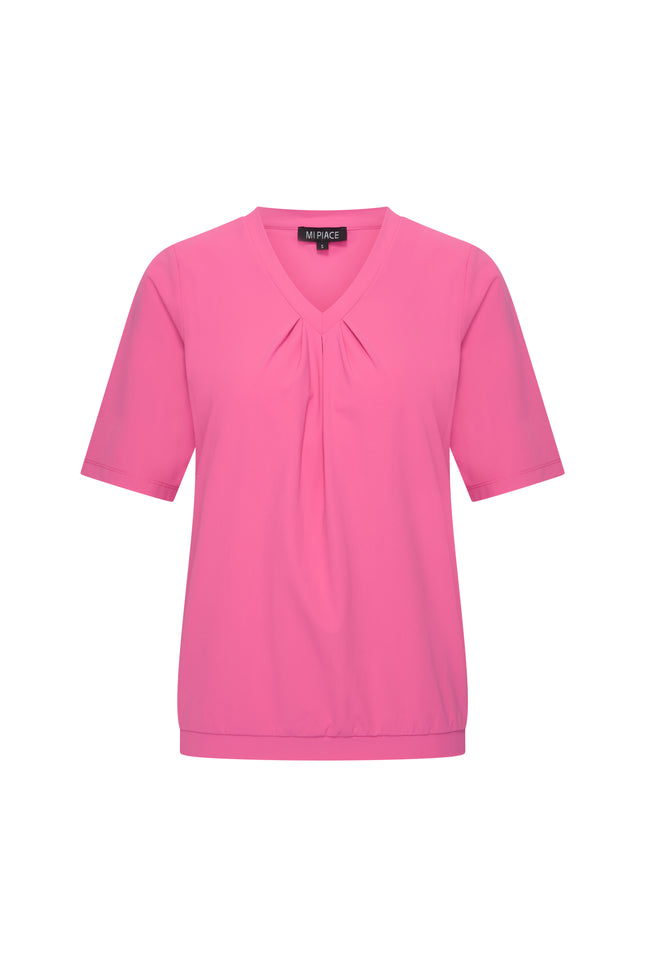 Mi Piace Travel Top Pleated Rose 202815 Stretchshop.nl