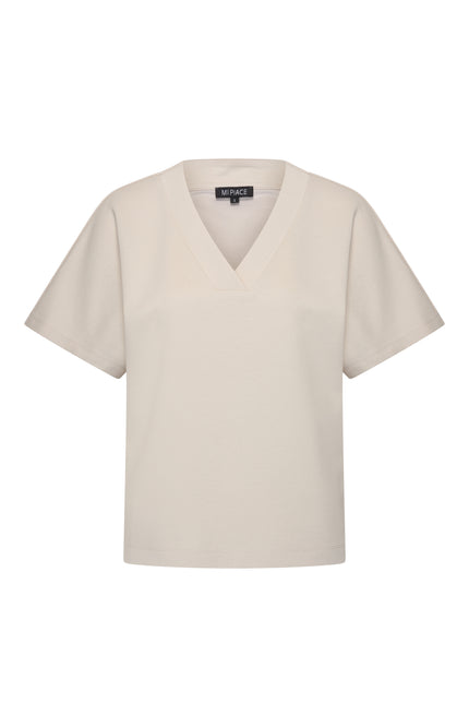 Mi Piace Top Sweat V-Neck Kit 251040 Stretchshop.nl