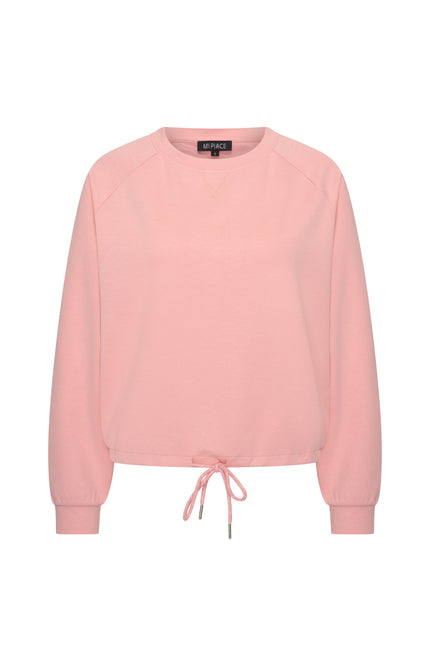 Mi Piace Top Sweat Cord Mellow Rose 251038 Stretchshop.nl