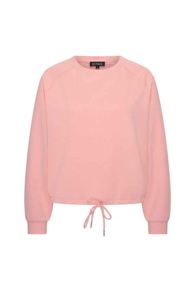 Mi Piace Top Sweat Cord Mellow Rose 251038 Stretchshop.nl