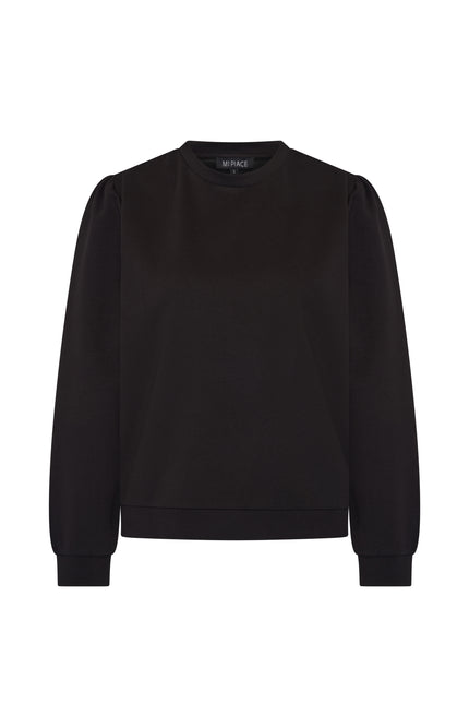 Mi Piace Top Sweat Black 2020020 Stretchshop.nl