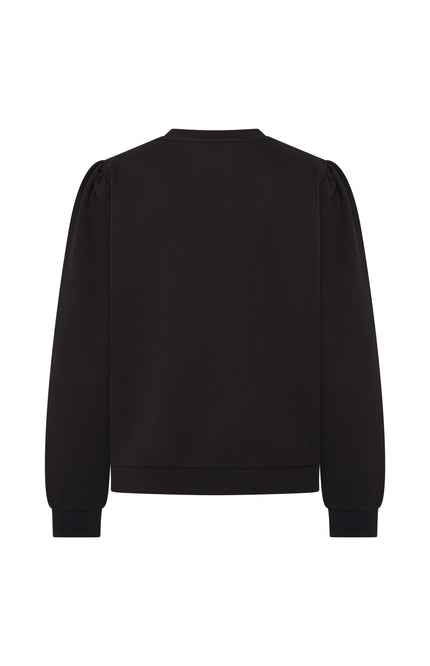 Mi Piace Top Sweat Black 2020020 Stretchshop.nl