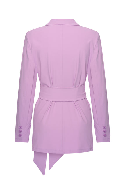 Mi Piace Travel Blazer Belted Milky Lilac 202823 Stretchshop.nl