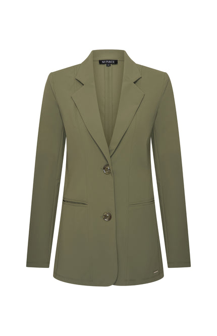 Mi Piace Travel Blazer Olive 202102 Stretchshop.nl