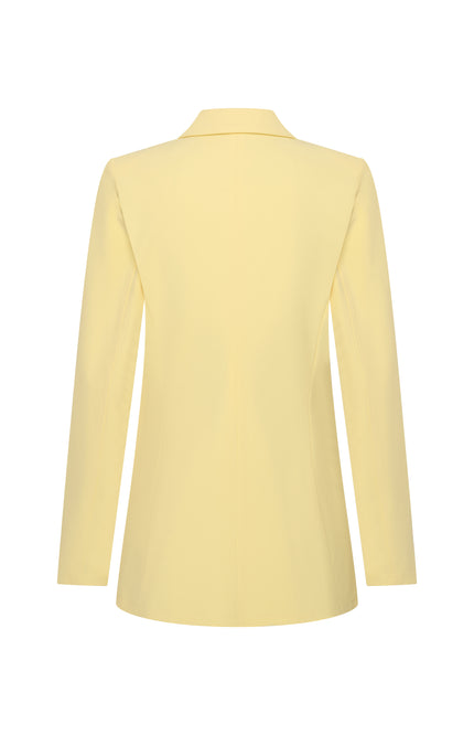 Mi Piace Travel Blazer Lemon Yellow 202102 Stretchshop.nl