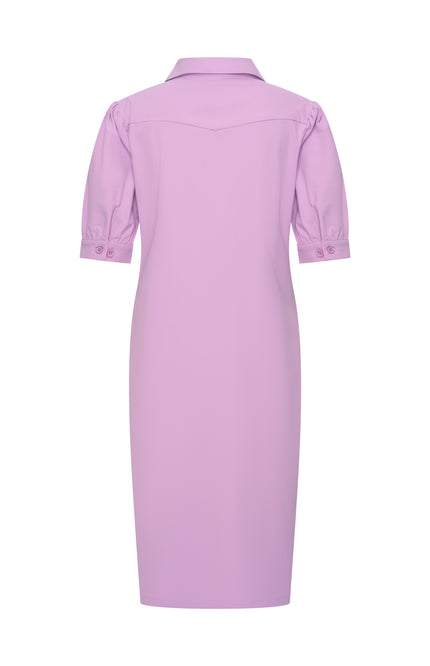 Mi Piace Travel Jurk Polo Milky Lilac 202605 Stretchshop.nl