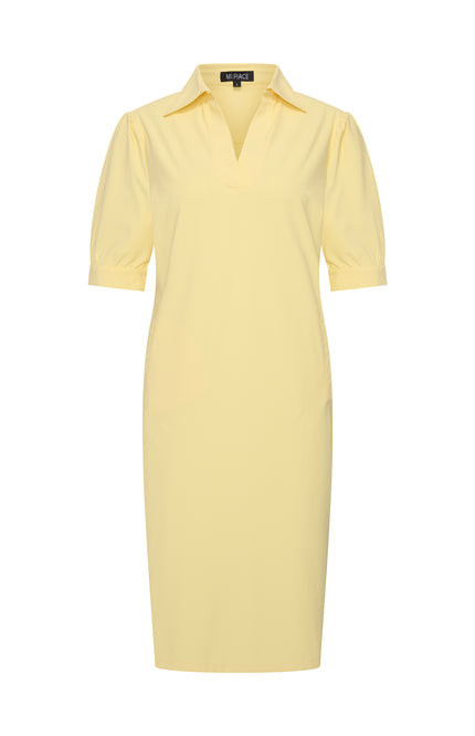 Mi Piace Travel Jurk Polo Lemon Yellow 202605 Stretchshop.nl