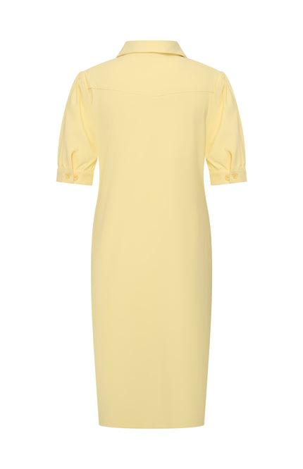 Mi Piace Travel Jurk Polo Lemon Yellow 202605 Stretchshop.nl