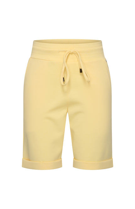 Mi Piace Sweat Short Lemon Yellow 2020082 Stretchshop.nl
