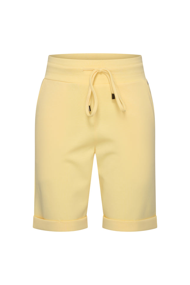 Mi Piace Sweat Short Lemon Yellow 2020082 Stretchshop.nl