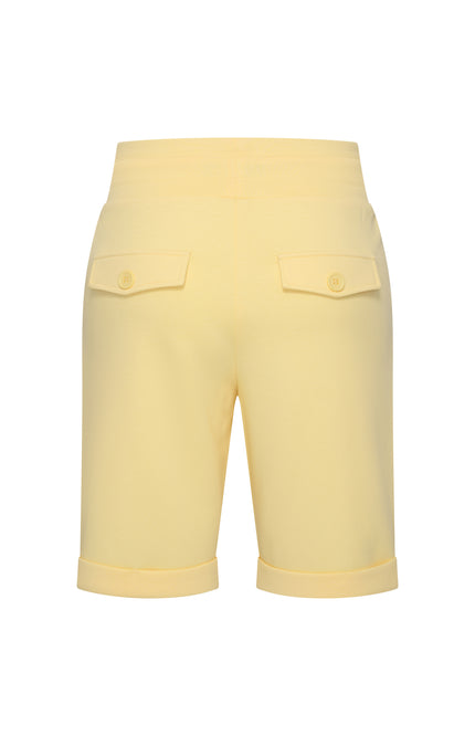 Mi Piace Sweat Short Lemon Yellow 2020082 Stretchshop.nl
