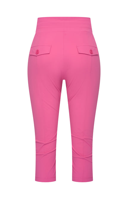 Mi Piace Heavy Travel Broek Capri Rose 202820 Stretchshop.nl