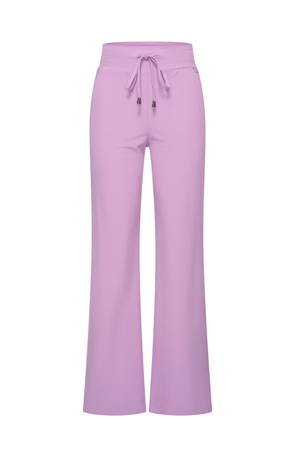 Mi Piace Travel Broek Flared Milky Lilac 202089 Stretchshop.nl