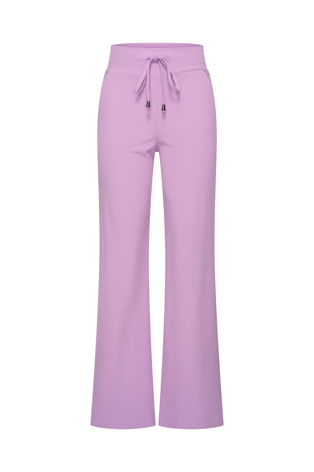 Mi Piace Travel Broek Flared Milky Lilac 202089 Stretchshop.nl