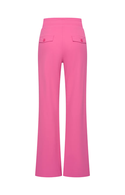 Mi Piace Travel Broek Flared Rose 202089 Stretchshop.nl