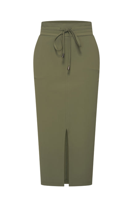 Mi Piace Heavy Travel Rok Olive 202424A Stretchshop.nl