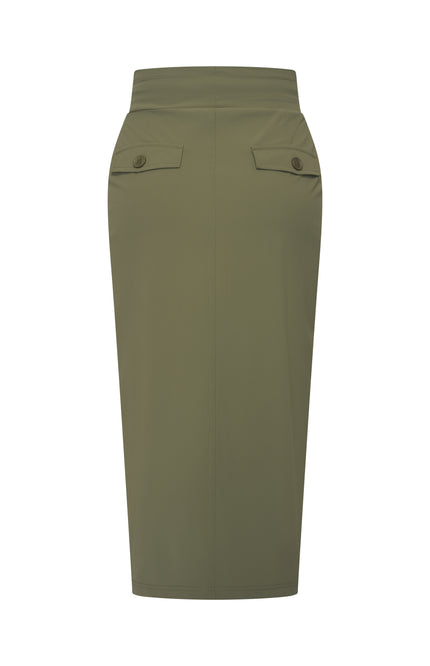 Mi Piace Heavy Travel Rok Olive 202424A Stretchshop.nl