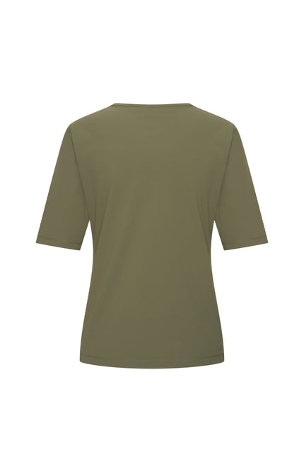 Mi Piace Travel Top Lace Olive 202813 Stretchshop.nl