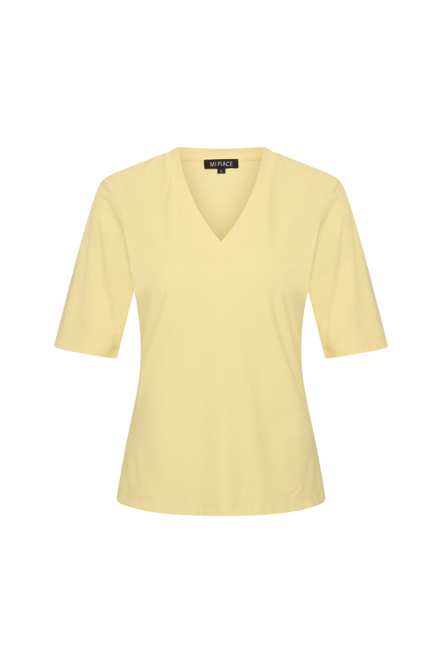 Mi Piace Travel Top Lemon Yellow 202271 Stretchshop.nl