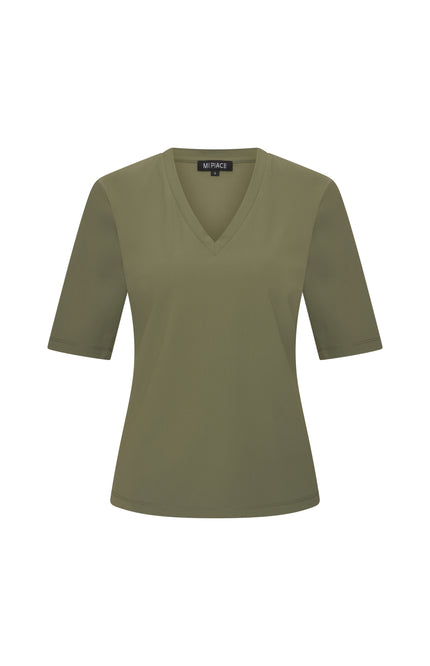 Mi Piace Travel Top Olive 202271 Stretchshop.nl