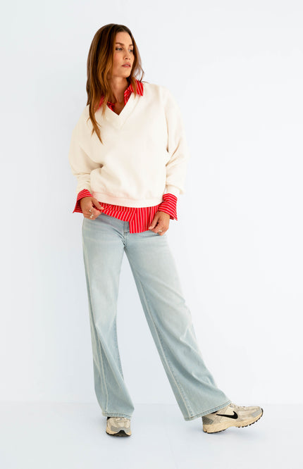 Maicazz Sweater Sarai Offwhite Stretchshop.nl