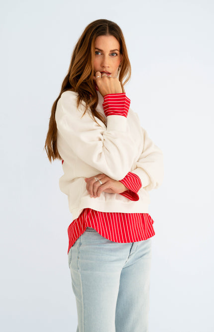 Maicazz Sweater Sarai Offwhite Stretchshop.nl