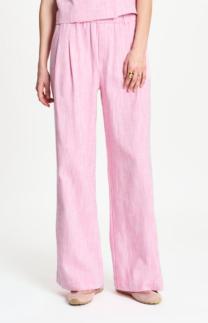 POM Amsterdam Broek Shell Pink SP9559 Stretchshop.nl