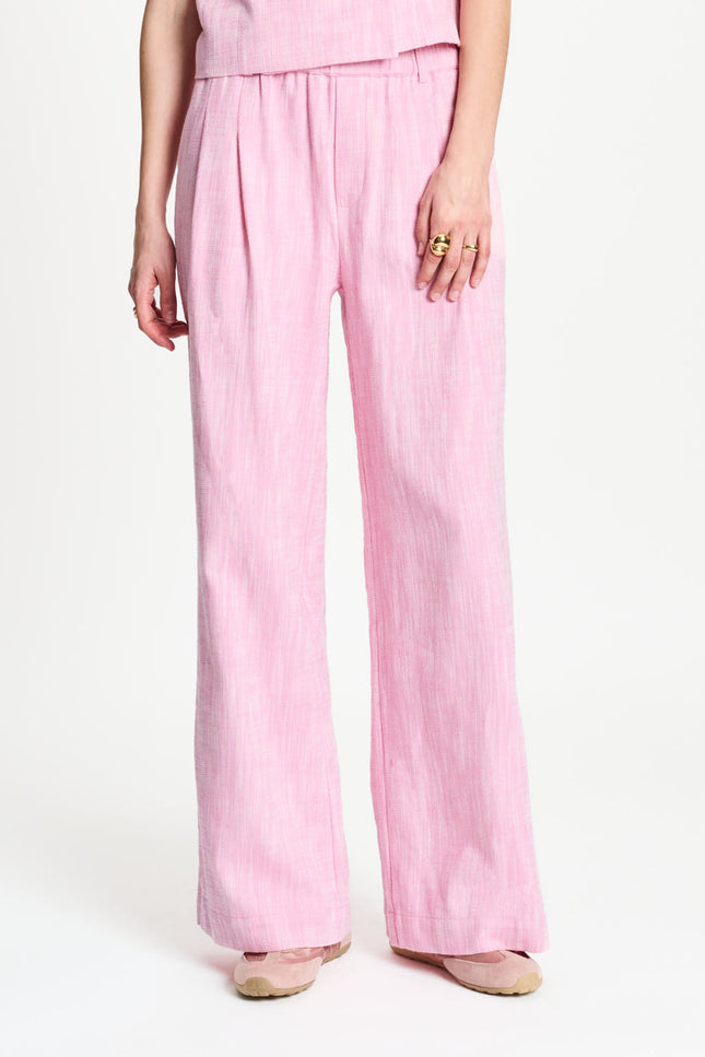 POM Amsterdam Broek Shell Pink SP9559 Stretchshop.nl