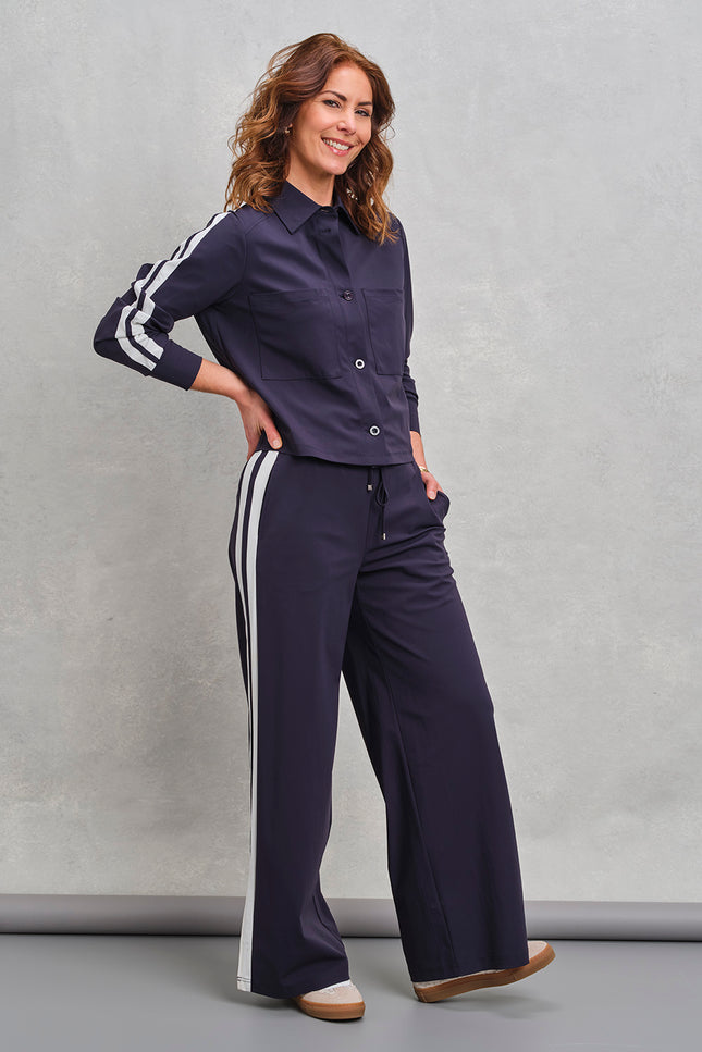 Zoso Travel Jacket Michelle Navy 262 Stretchshop.nl