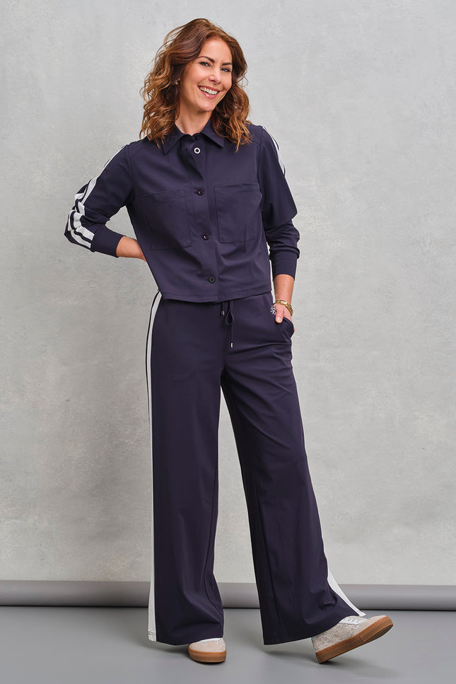 Zoso Travel Jacket Michelle Navy 262 Stretchshop.nl