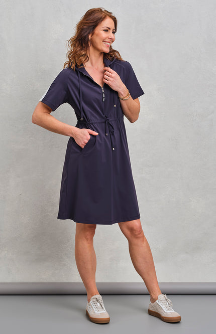 Zoso Jurk Simone Navy 262 Stretchshop.nl