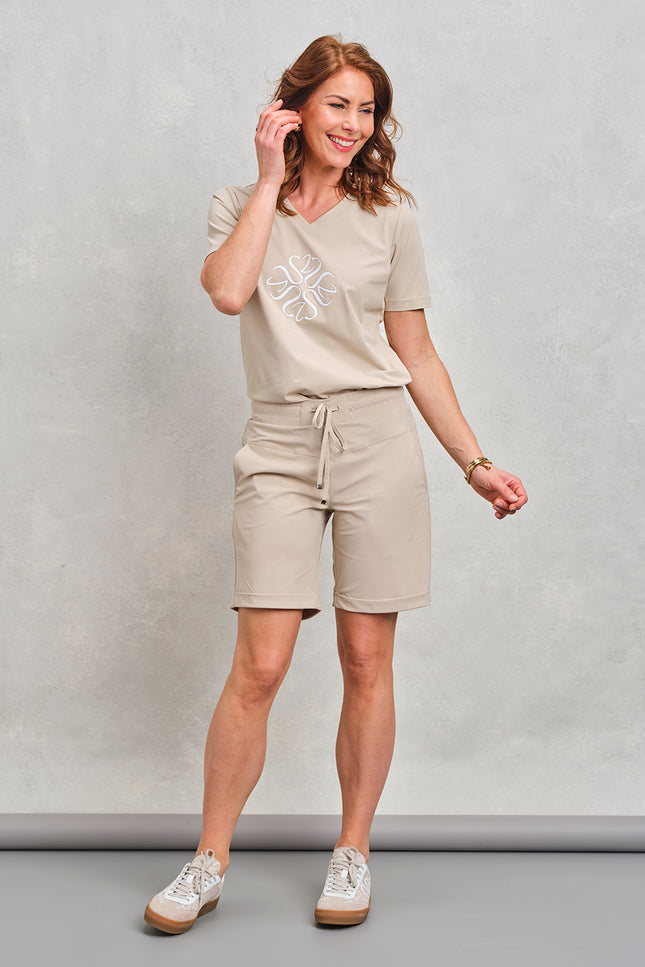 Zoso Travel Short Bowie Sand 262 Stretchshop.nl