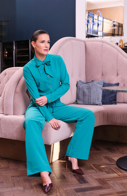 Travel Blouse Petrol 202767