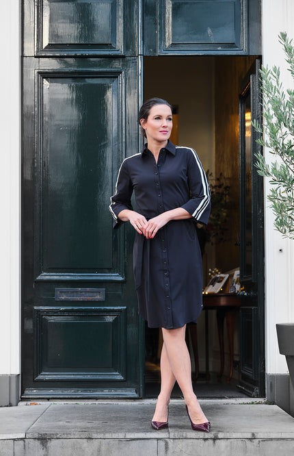 Travel Jurk Tape Black 202665