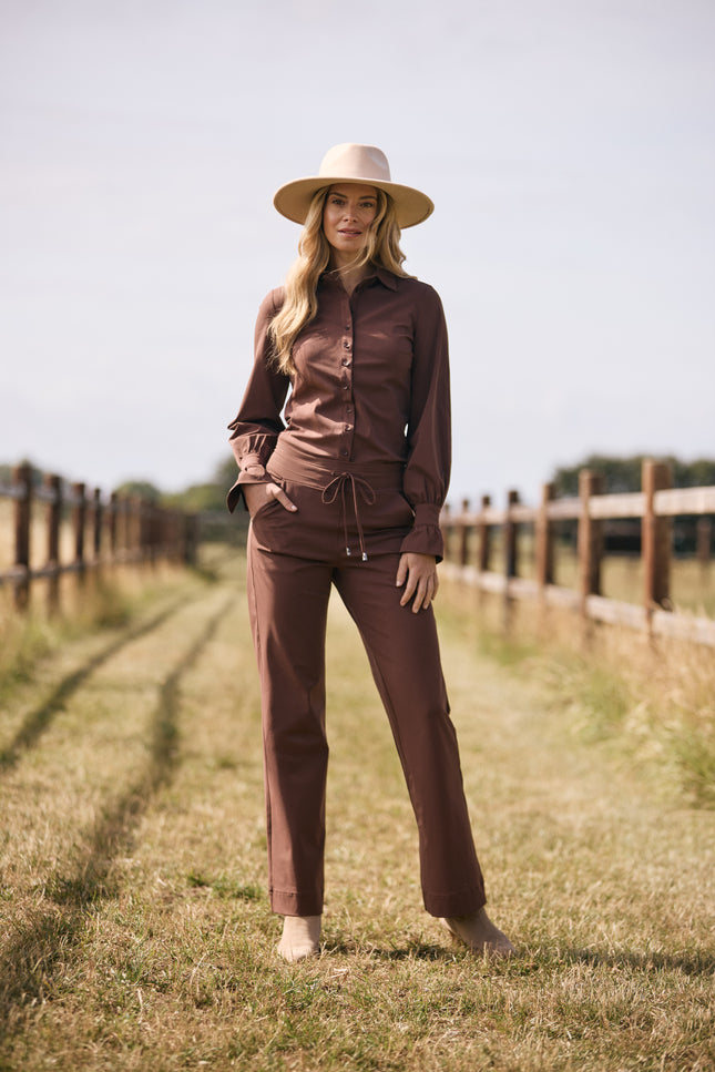 Travel Blouse Mahogany 202108