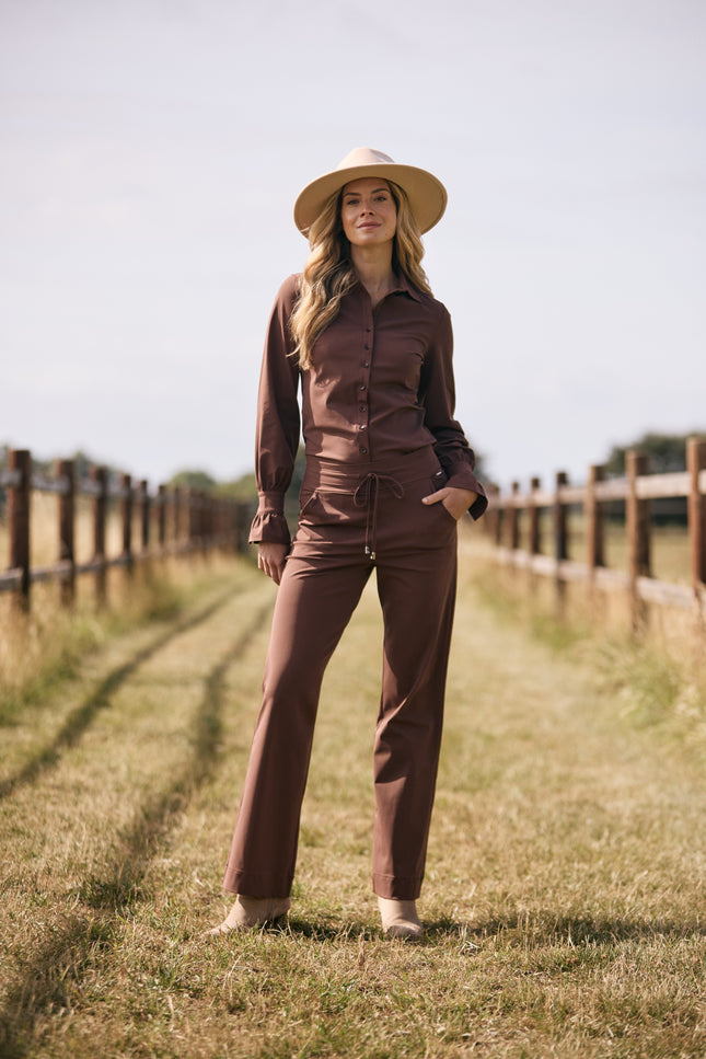 Heavy Travel Broek Mahogany 202136