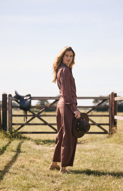 Travel Blouse Kant Mahogany 202352