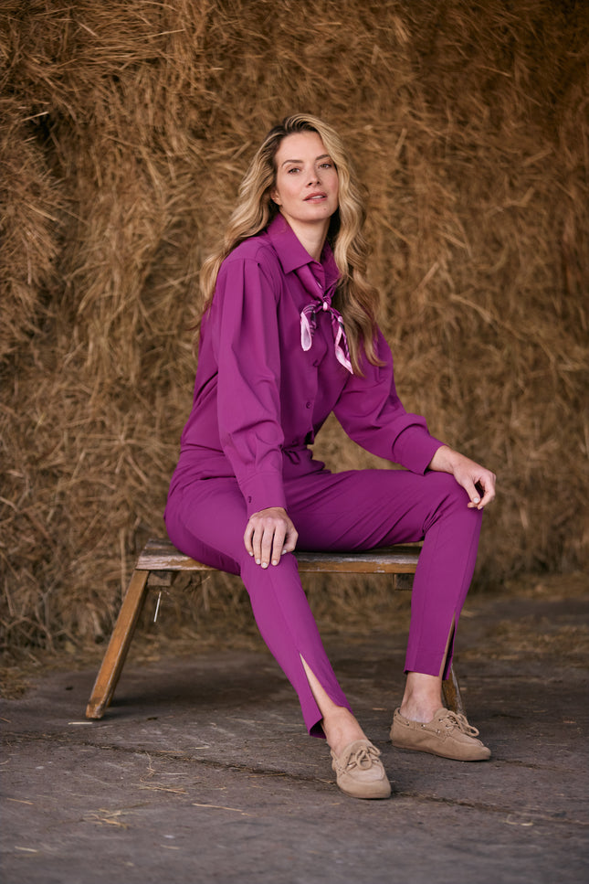Heavy Travel Broek Magenta Purple 202864A