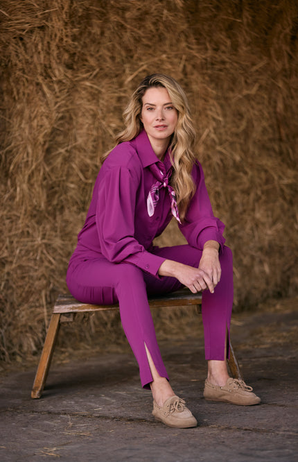Heavy Travel Broek Magenta Purple 202864A