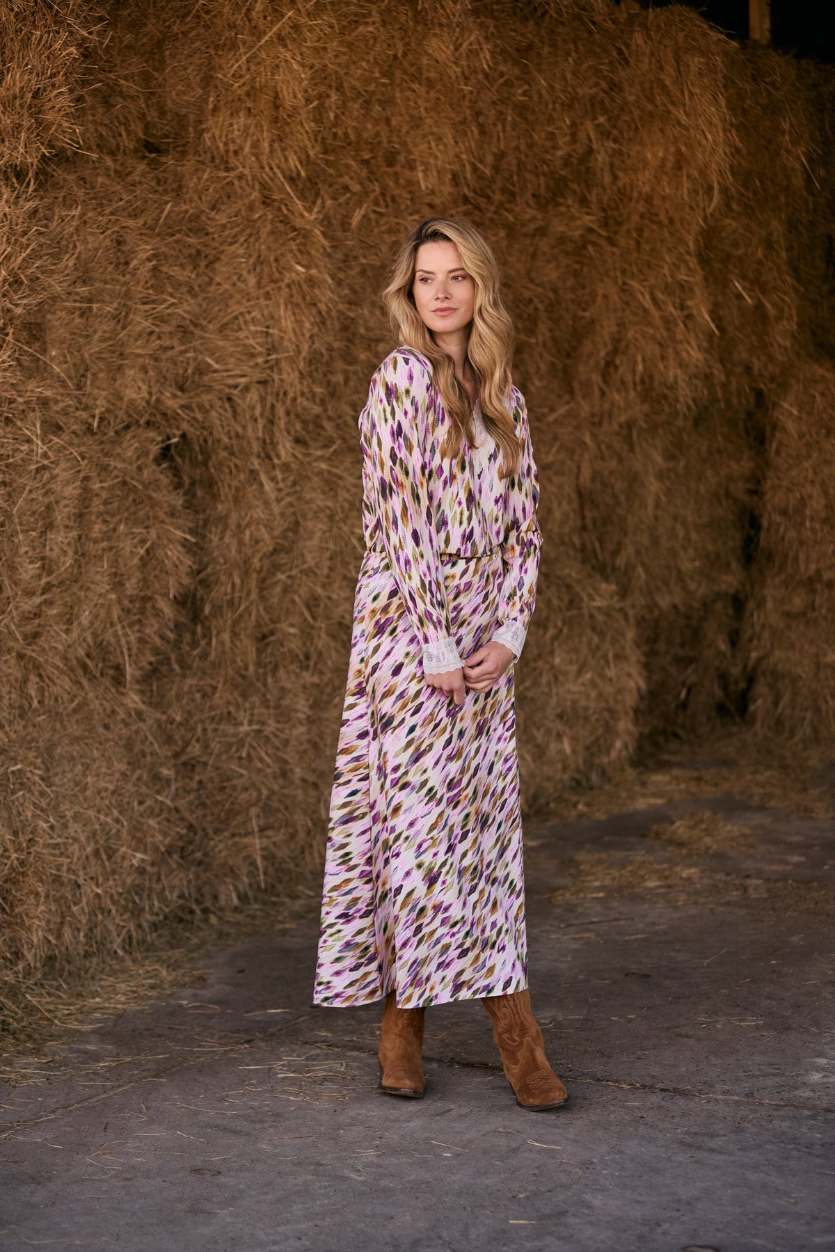 Multicolor Argyles print travel rok van Mi Piace, gestreept en stretch, perfect voor comfortabele reizen en casual outfits.